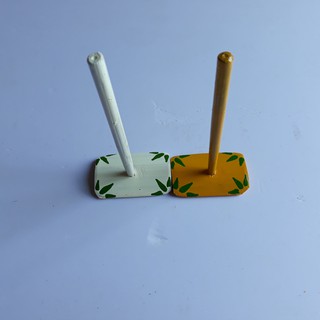 Bộ 10 chân đế đơn đủ màu (chưa có chuồn chuồn tre)