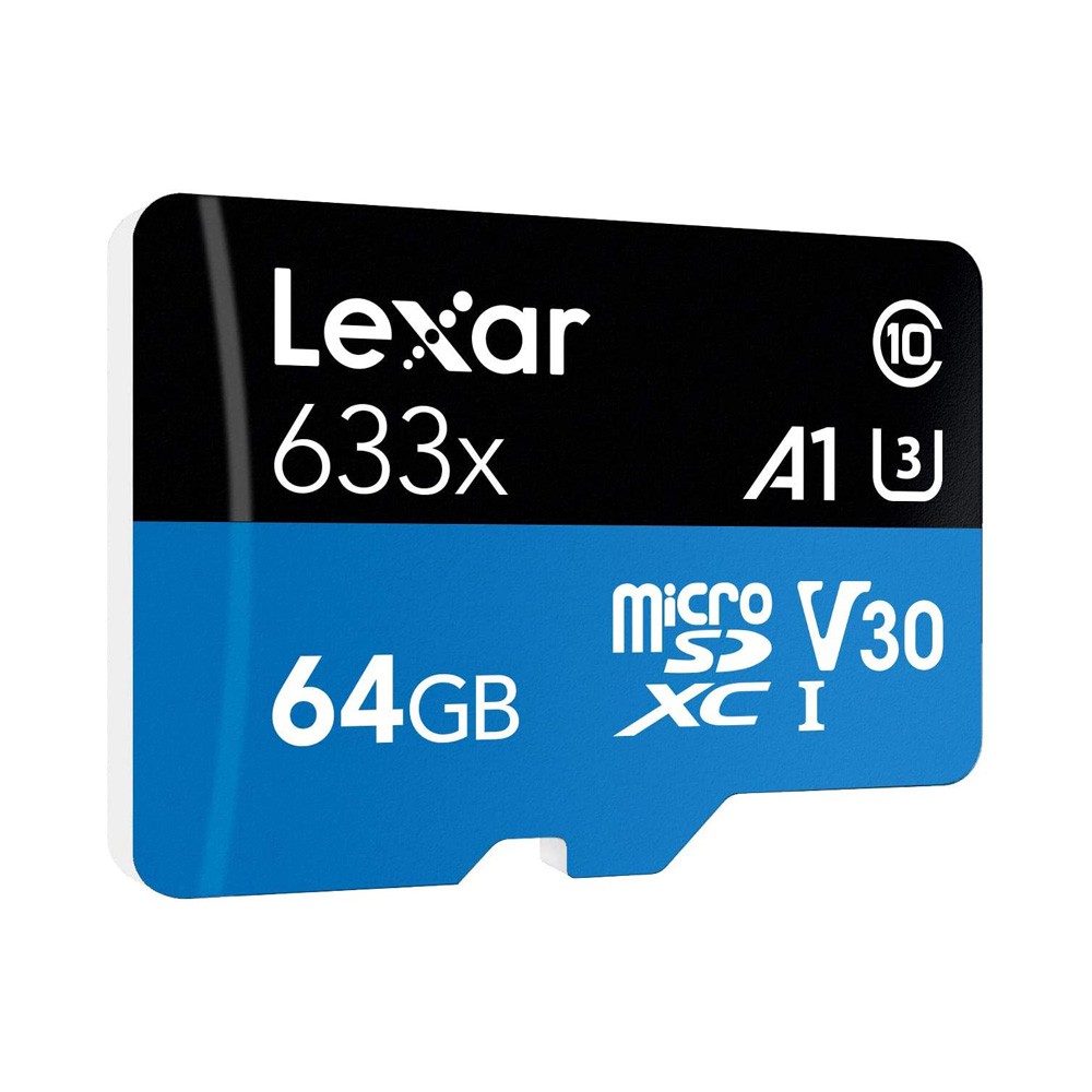 Thẻ nhớ Micro SD Lexar 64GB UHS-I 633x U3 100Mbs video 4k - Chính Hãng BH 36 Tháng