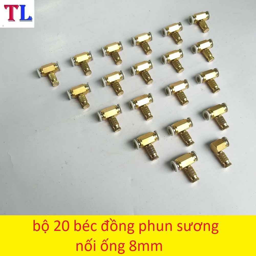 Combo  bộ 25  béc phun sương
