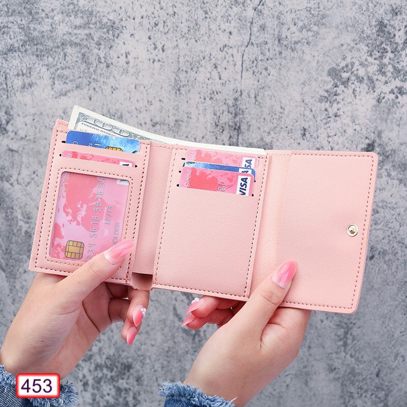 Ví Ngắn Nữ FOREVER LOVELY Hoa Cúc Đựng Thẻ Siêu Đẹp