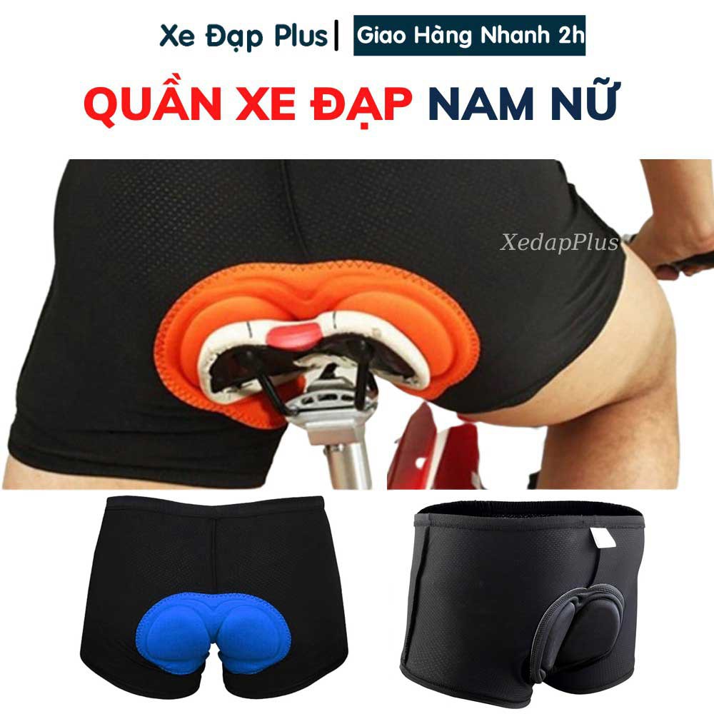 Quần xe đạp nam nữ đệm mông siêu êm - Chuyên dụng đi xe đạp thể thao, Thoải mái đi dường dài