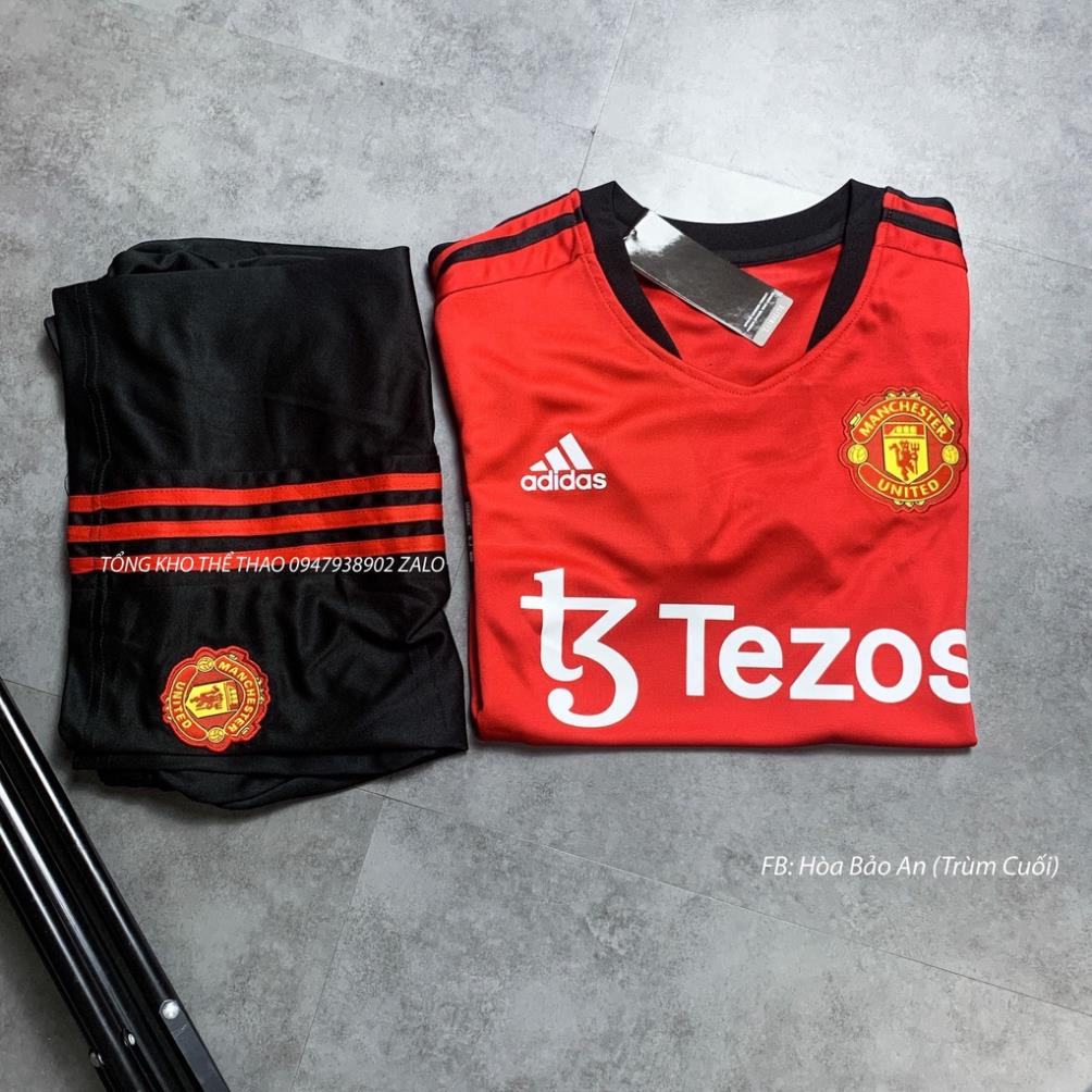 Quần Áo Đá Banh Training MU Tezos (Manchester UTD) mùa giải 2021/22