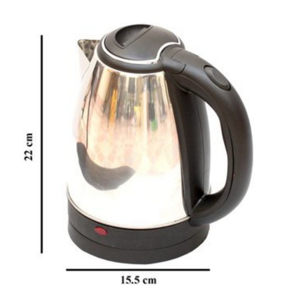 Ấm Siêu Tốc Đun Nước Electric Kettle, Bình Nấu Nước Siêu Nhanh 1.8 Lít Inox An Toàn Cho Gia Đình Lỗi 1 Đổi 1