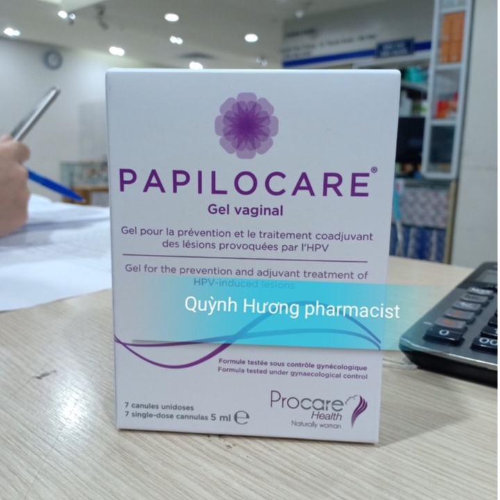 Gel phụ khoa tăng đào thải HPV,phục hồi PAPILOCARE 7 tuýp hàng chính hãng