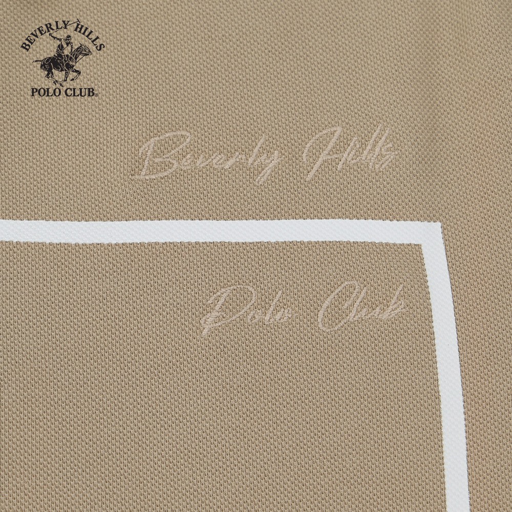Beverly Hills Polo Club - Áo polo Ngắn tay Nam Regularfit Nude NU- BHPC PMRSS20TL091