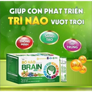 Cốm bổ não trẻ em brain kid giúp bé thông minh, mỏi mắt