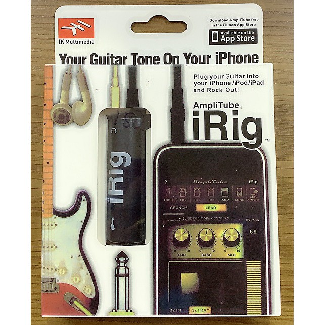 IRIG thiết bị thu âm, kết nối Guitar cho Iphone, Ipad