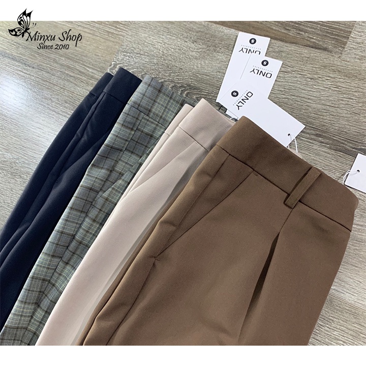 Quần baggy ONLY dáng đứng cực đẹp, quần tây chất vải siêu siêu đẹp QA01