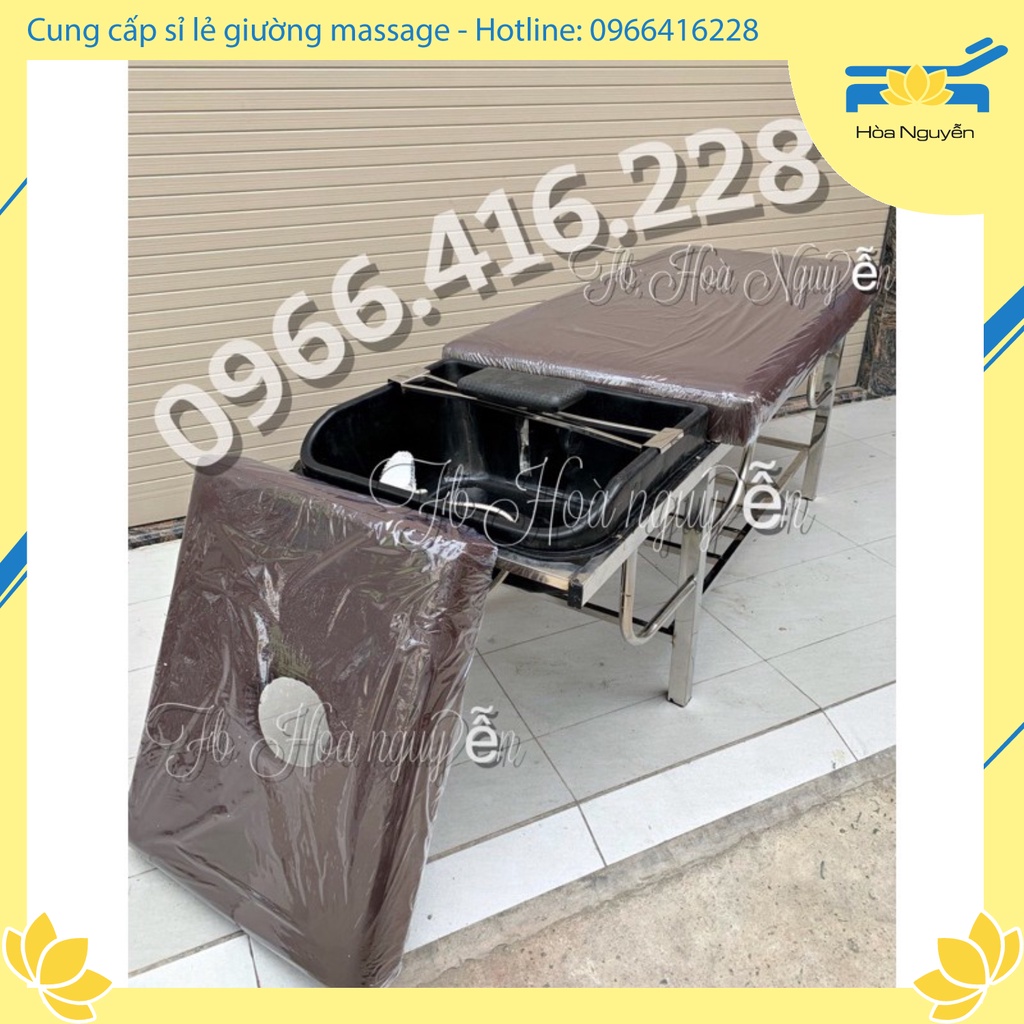 Giường Gội Đầu Inox, thiết kế sang trọng