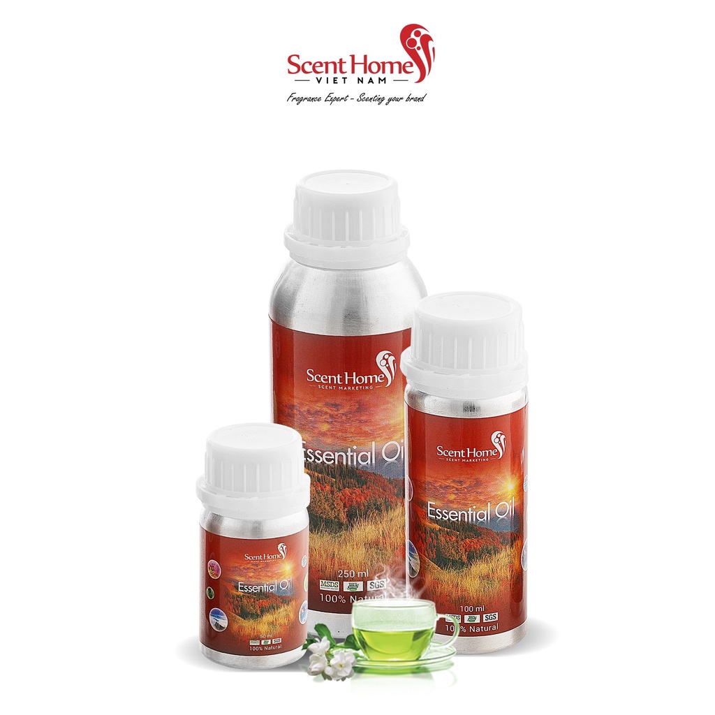 [Chính hãng] Tinh dầu trà xanh ScentHomes (Green tea - 50ml,100ml,250ml)