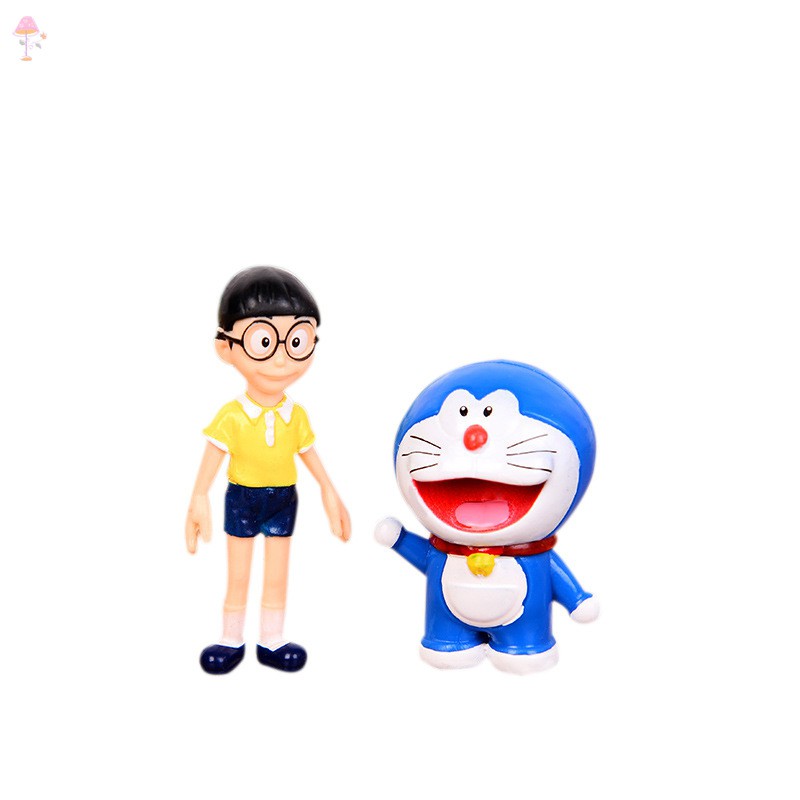 NOBITA NOBI VN Set 5 Mô Hình Nhân Vật Doraemon Đáng Yêu