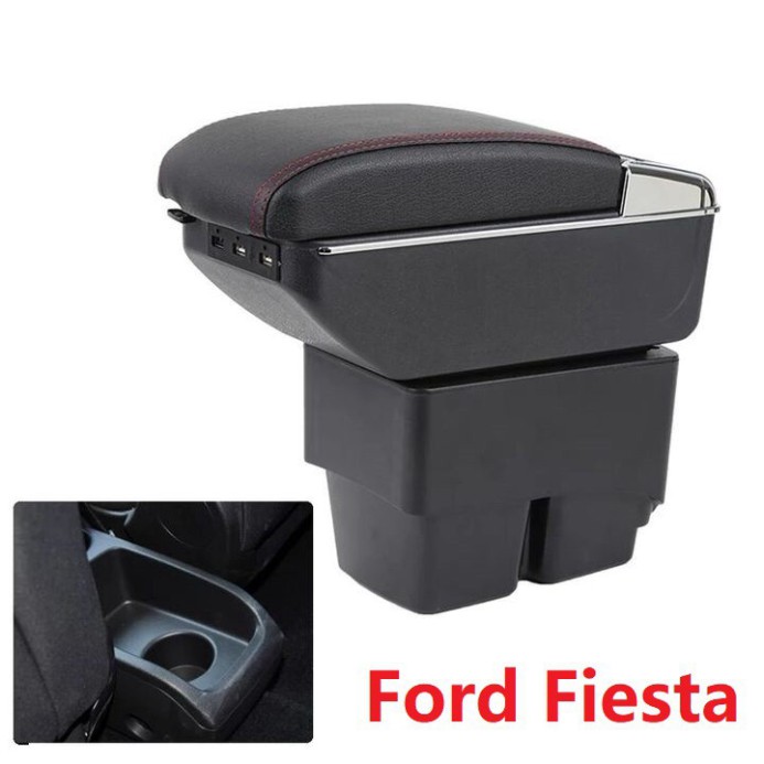Sản Phẩm Hộp tỳ tay ô tô Ford Fiesta tích hợp 7 cổng USB .