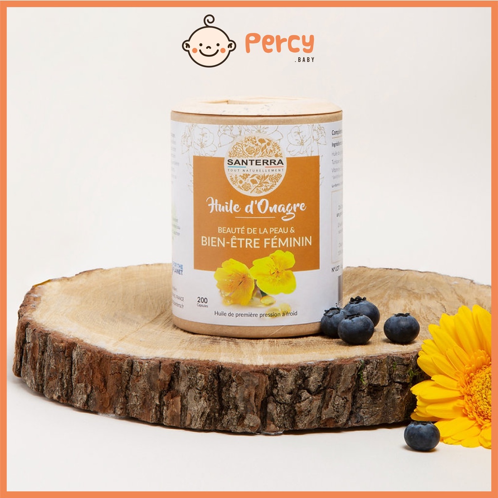 Viên Uống Tinh Dầu Hoa Anh Thảo Santerra Huile Onagre 200 viên