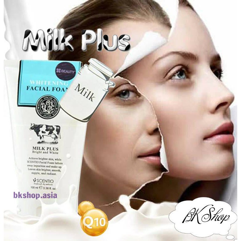 Sữa rửa mặt bò Q10 Milk Plus Thái Lan