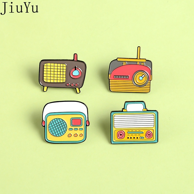 Huy Hiệu Cài Áo / Túi Xách / Máy Tính TV CD TV Họa Tiết Hoạt Hình Sáng Tạo Bằng Hợp Kim Tráng Men
