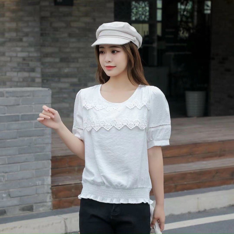 Áo Kiểu Nữ Chất Lanh Mềm Mát 3 Màu 2 Size 40-63kg