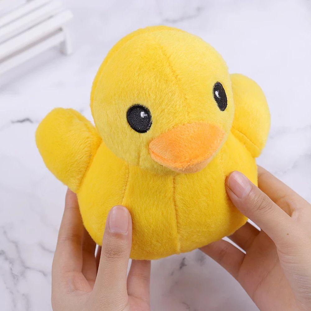 Đồ chơi nhồi bông Hình Vịt Vàng Mềm Mại Dành Cho Bé