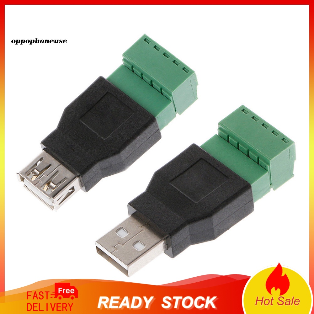 Đầu Nối Usb 2.0 Type A Female / Male Sang 5p