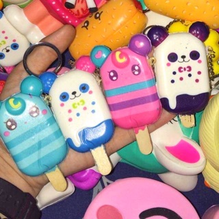 SQUISHY MINI KEM GẤU