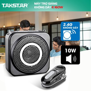 Máy Trợ Giảng Không Dây Takstar E160W Công Suất Loa Lớn 10W, Chống Nhiễu, Chính Hãng Cao Cấp Bảo Hành 1 Năm
