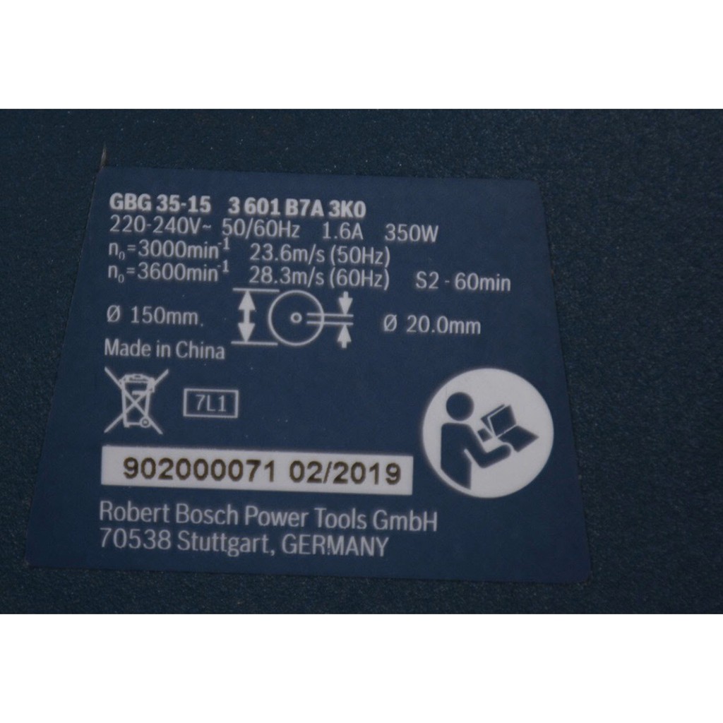 Máy mài bàn 350W Bosch GBG 35-15