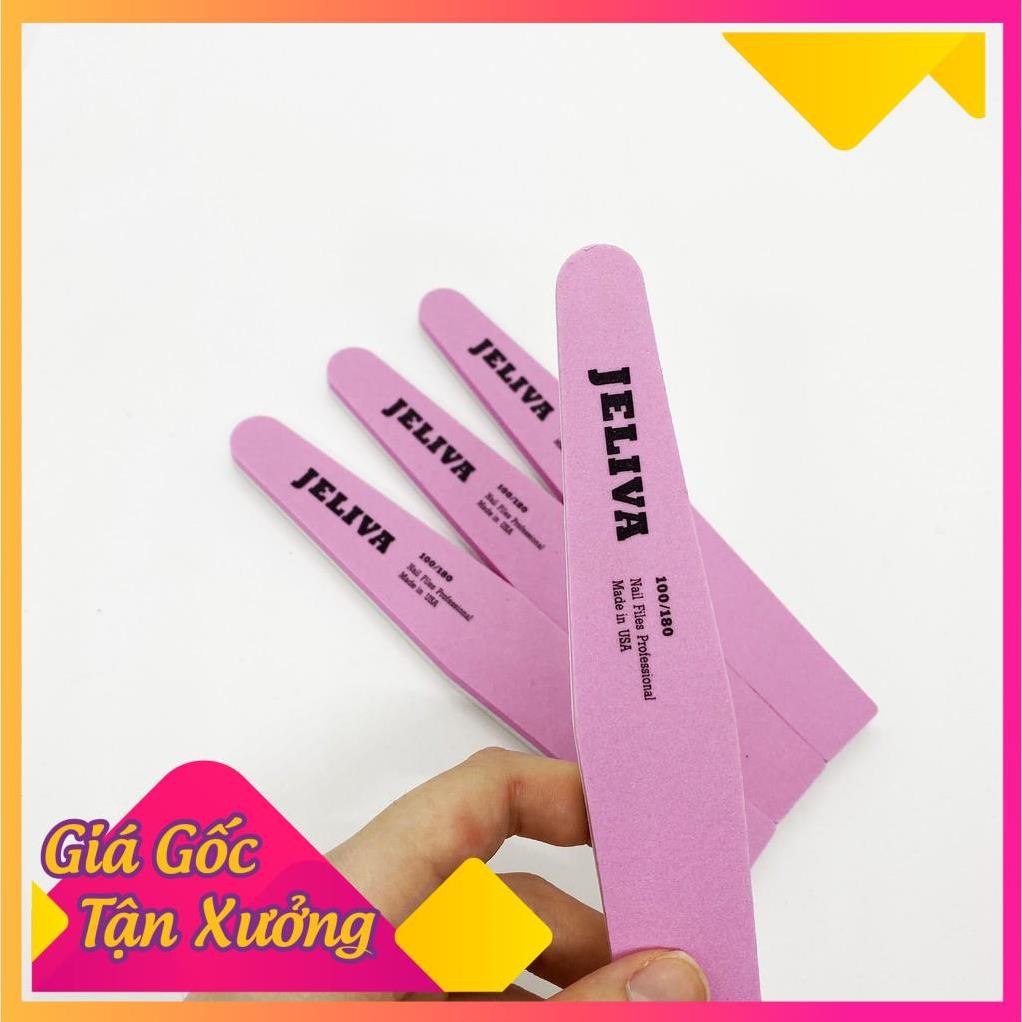 Dụng Cụ Làm Nails Chuyên Nghiệp Phao dũa móng Jeliva độ mịn 100/180