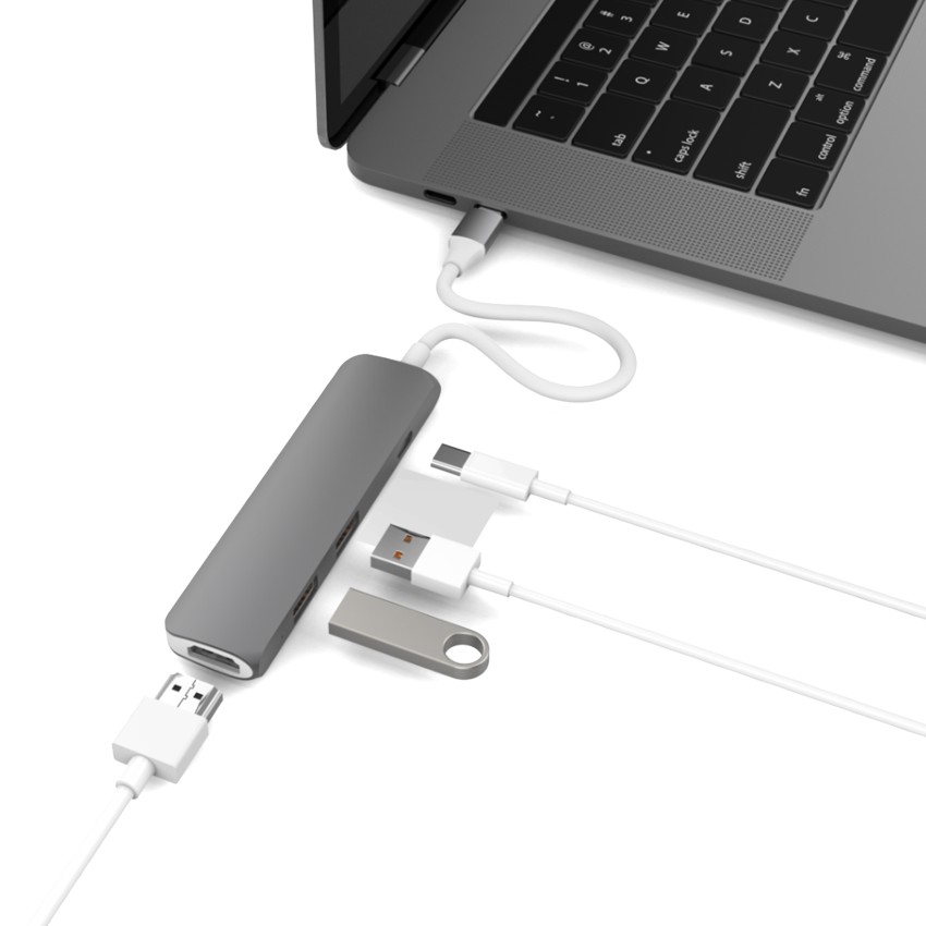 HyperDrive USB Type C Hub with 4K HDMI Support For MACBOOK Pro & 12″