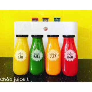 Chai thủy tinh đựng sữa 300ml