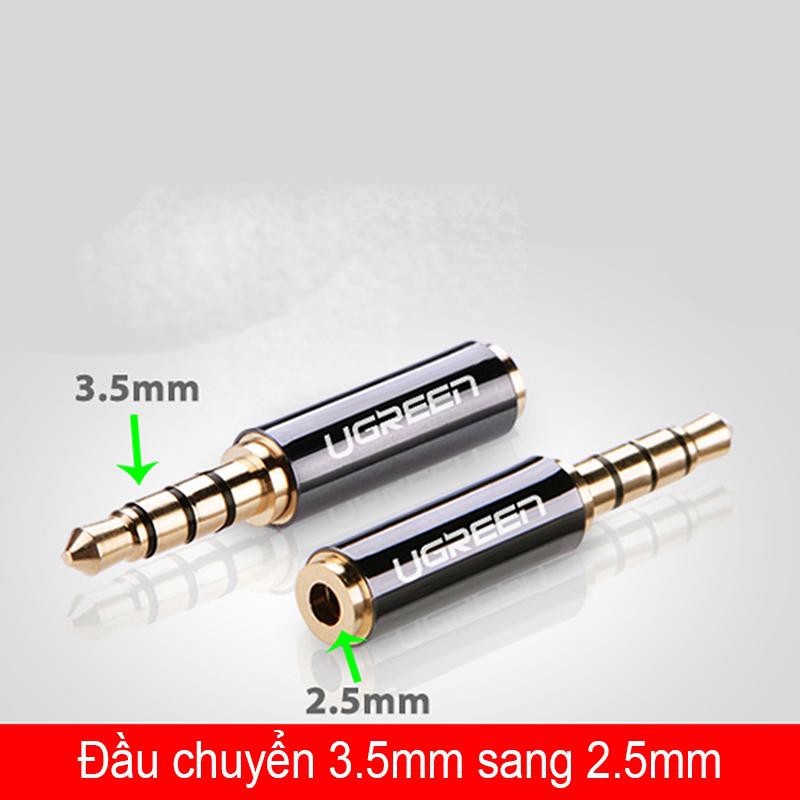 [Mã ELHACE giảm 4% đơn 300K] Đầu chuyển Audio 3.5mm to 2.5mm Ugreen 20502 cao cấp UG 20502