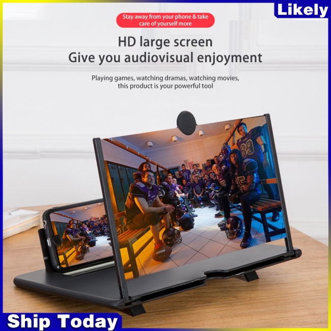 Kính Phóng Đại Màn Hình Điện Thoại 3d 10 / 12 / 14 / 16 / 18 Inch