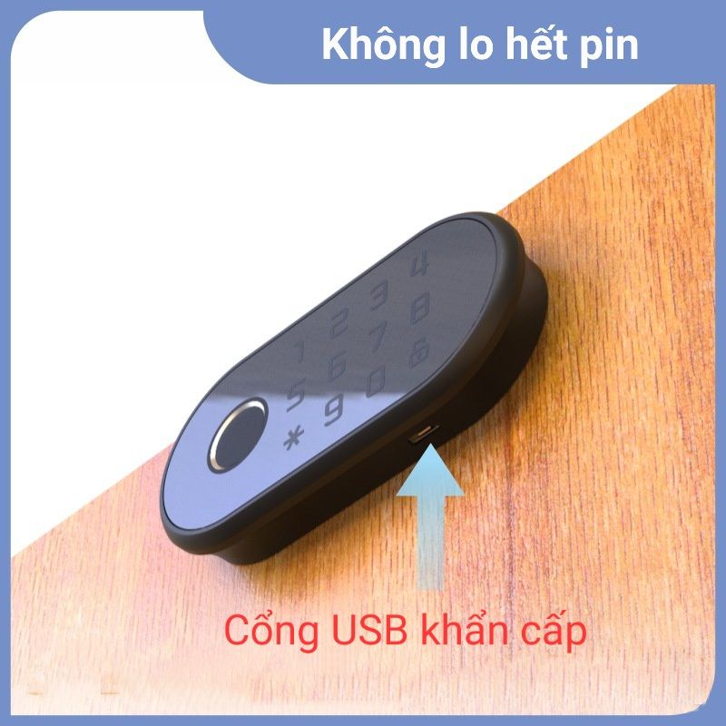 UL-T003 Khóa Tủ, Ngăn Kéo - vân tay, mã số, thẻ từ 3 chức năng. An toàn, hiện đại, tiện lợi