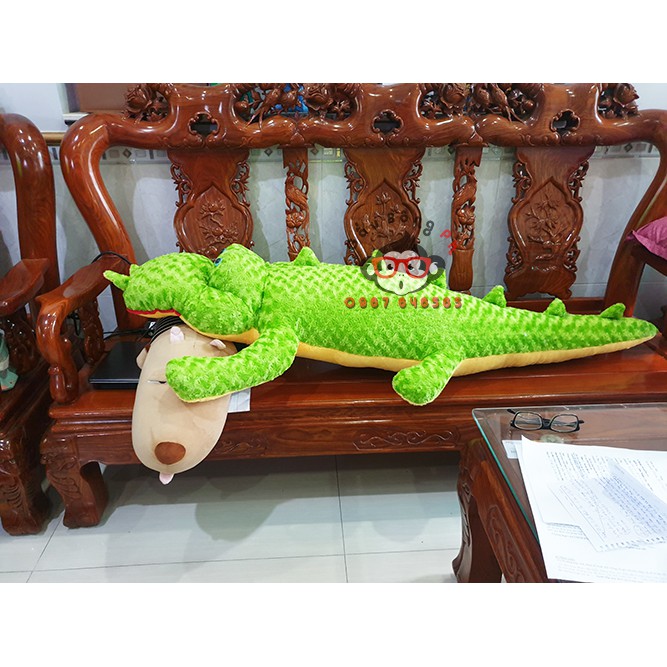 Gấu bông gối ôm cá sấu khổng lồ 1m65