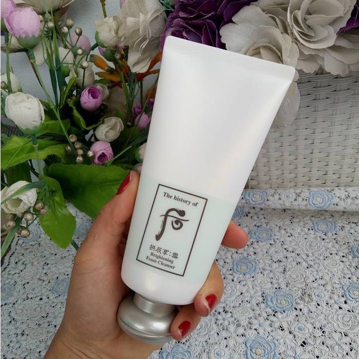 Sữa Rửa Mặt Dưỡng Trắng Whoo Gongjinhyang Seol Brightening Foam Cleanser 180ml