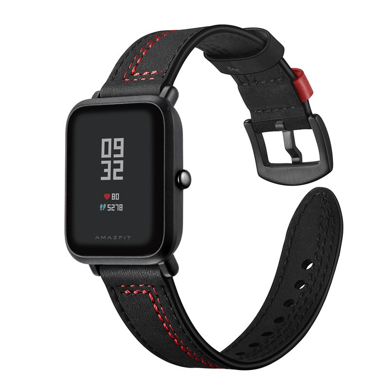 Sale 70% Phụ kiện dây đeo bằng da chính hãng Huami Amazfit GTS, Brown Giá gốc 347,000 đ - 81B166