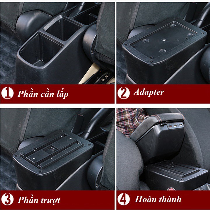 Hộp tỳ tay ô tô theo xe I10, Celerio, Ertiga, Vios, Xpander, Attrage, Cruze, Spark, Wigo, Brio, Soluto, Fadil, Morning