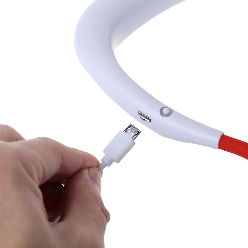 Quạt Làm Mát Mini Đeo Cổ Rảnh Tay Có Thể Sạc Lại Bằng Cổng USB