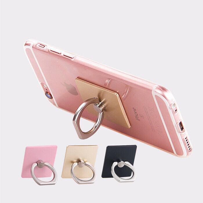 Móc giữ điện thoại iring, chất liệu thép không gỉ, xỏ ngón tay khi bạn dùng điện thoại để tránh bị rơi hoặc bị cướp giật