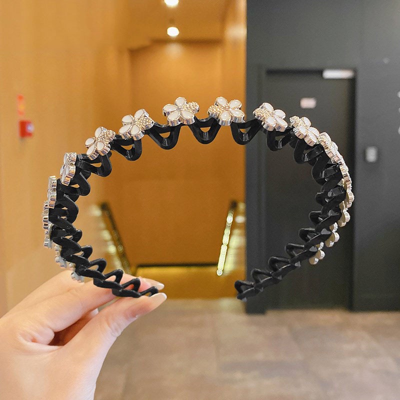 Băng Đô Cài Tóc Đính Ngọc Trai Thời Trang Nữ Tính