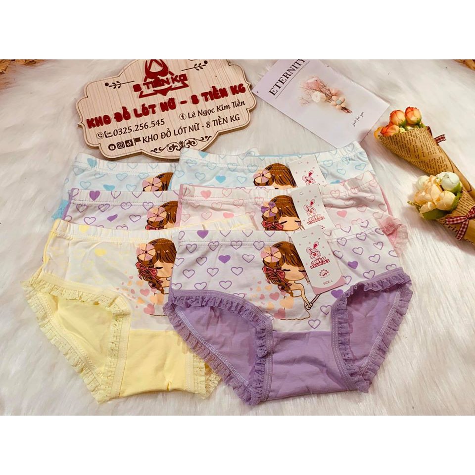 QUẦN LÓT BÉ GÁI COTTON MỀM