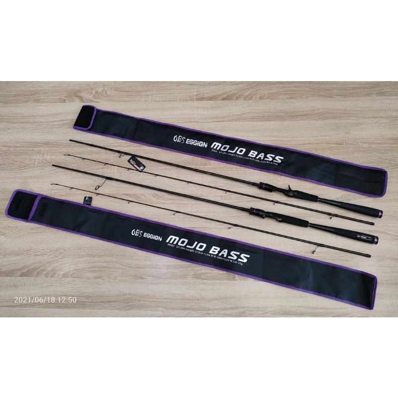 Cần Câu Cá Mojo Bass B712M - S712M  - 2.13m