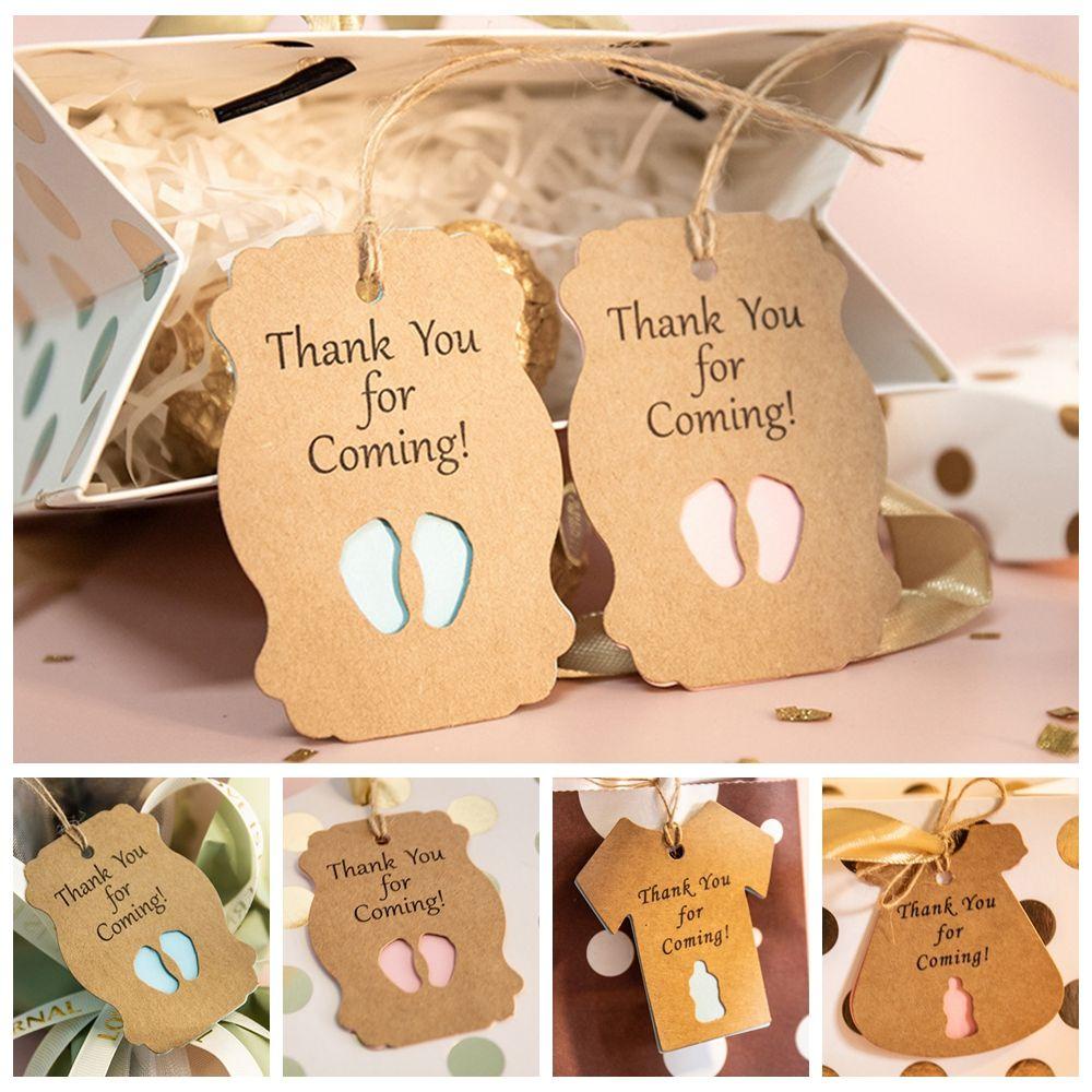 FAY Set 50 Thẻ Giấy Gắn Túi Quà Tặng Cho Bé