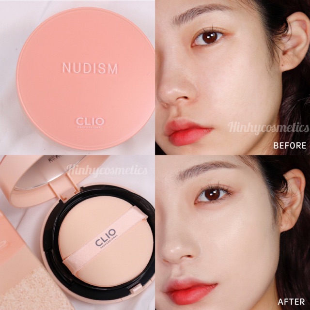 Cushion phấn nước Clio Nudism Moist Cover