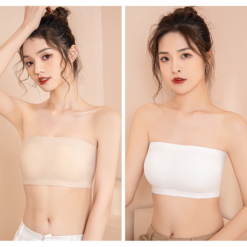 Áo ngực không dây Levao bằng lụa có mút đệm ngực thời trang quyến rũ cho nữ