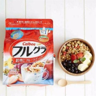 Ngũ cốc calbee đỏ 800gr nhật bản