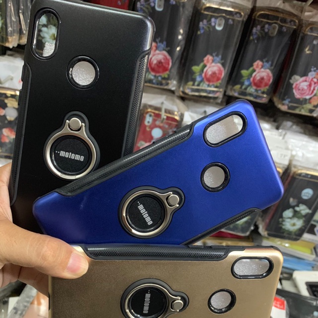 Ốp xixaomi note5 chống sốc lưng nhôm kèm Iring
