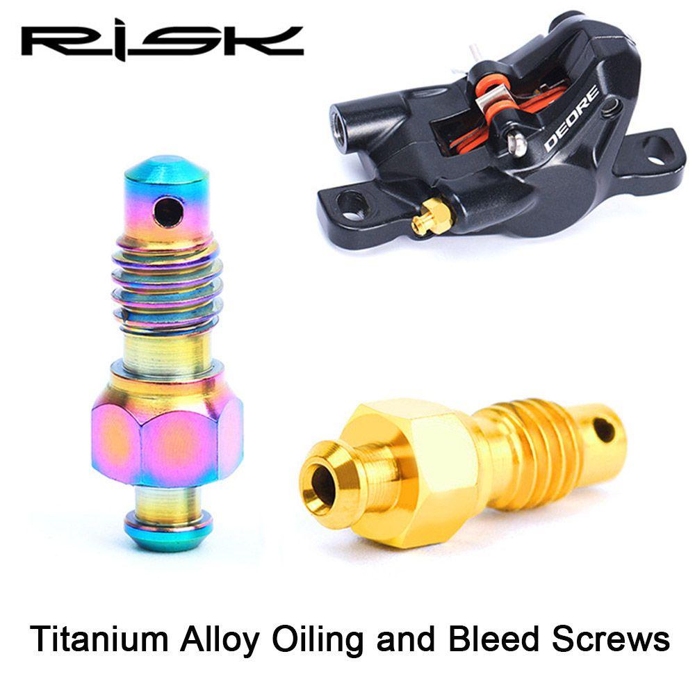MELODG Bộ 2 Ốc Vít Sửa Chữa Phanh Dầu Xe Đạp Bằng Hợp Kim Titan