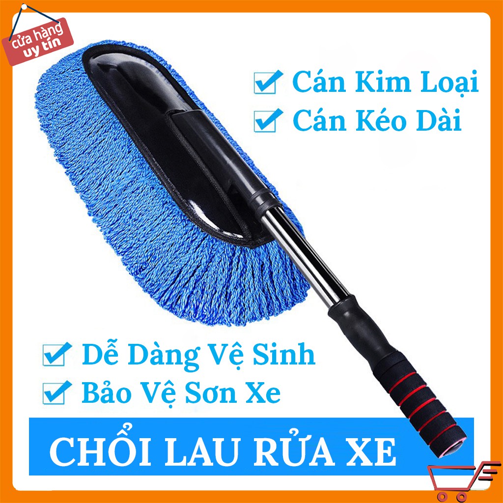 Chổi Lau Rửa Xe Ô Tô Điều Chỉnh Được Độ Dài