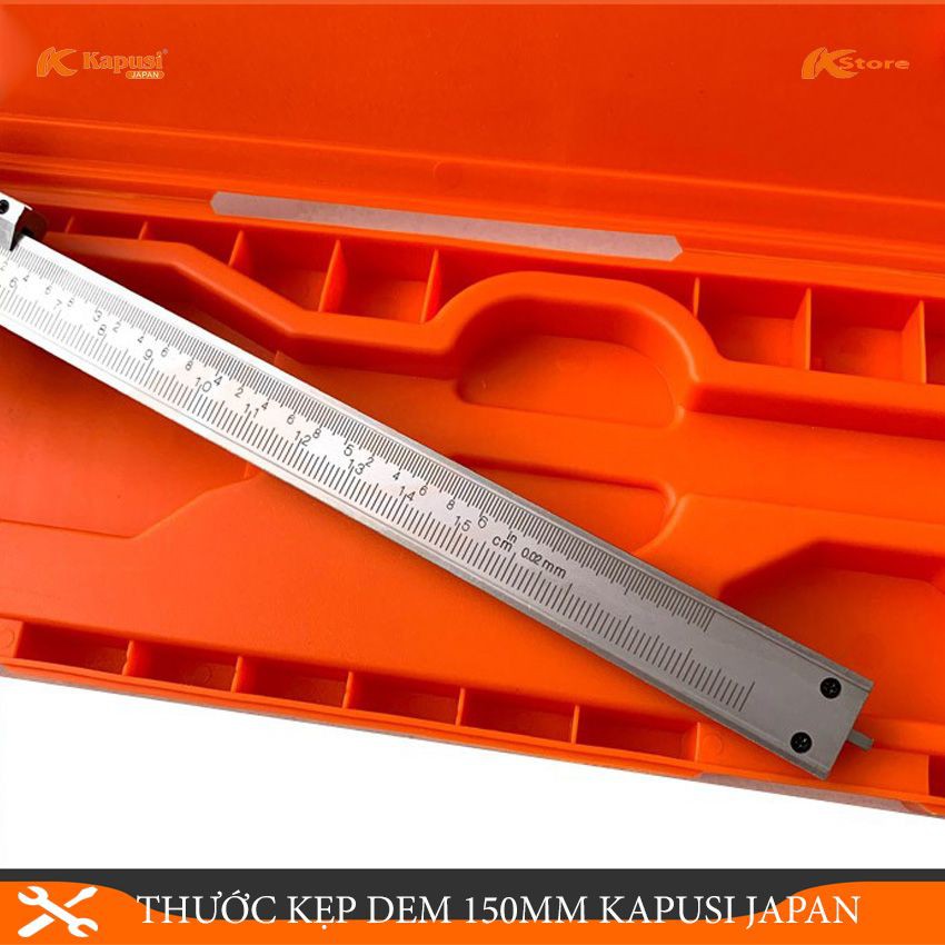 THƯỚC KẸP CƠ CAO CẤP 150MM KAPUSI JAPAN- THƯỚC CẶP TIÊU CHUẨN