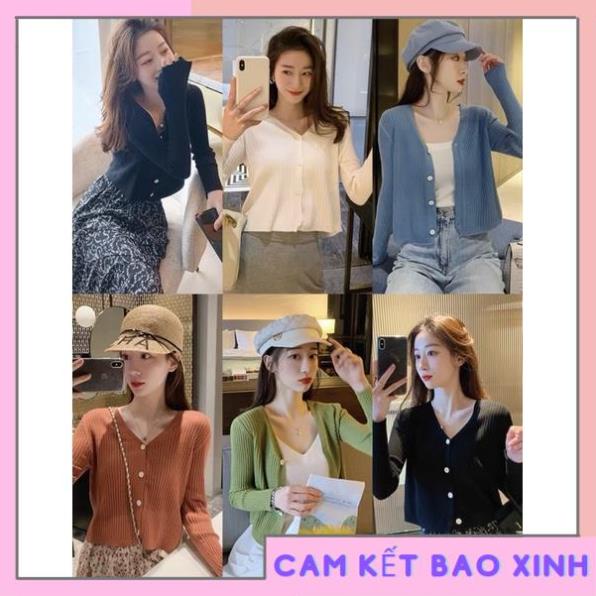 ÁO GÂN TAY DÀI CÀI NÚT XINH MÙA ĐÔNG A27 [Hàng Siêu Cấp]