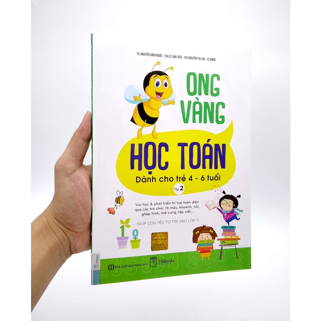 Sách Ong Vàng Học Toán Dành Cho Trẻ 4-6 Tuổi - Tập 2